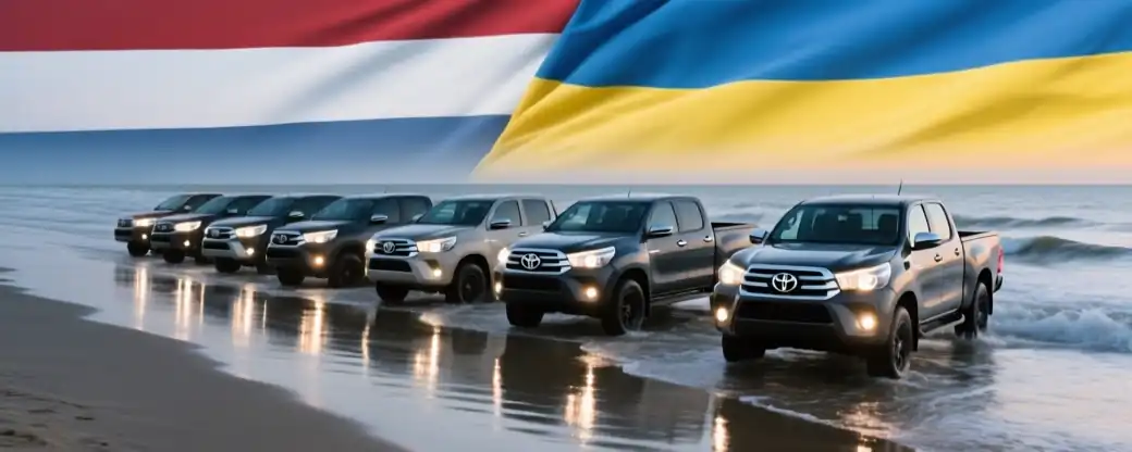 Голландские Toyota Hilux на пути к Украине вызывают обеспокоенность у Москвы