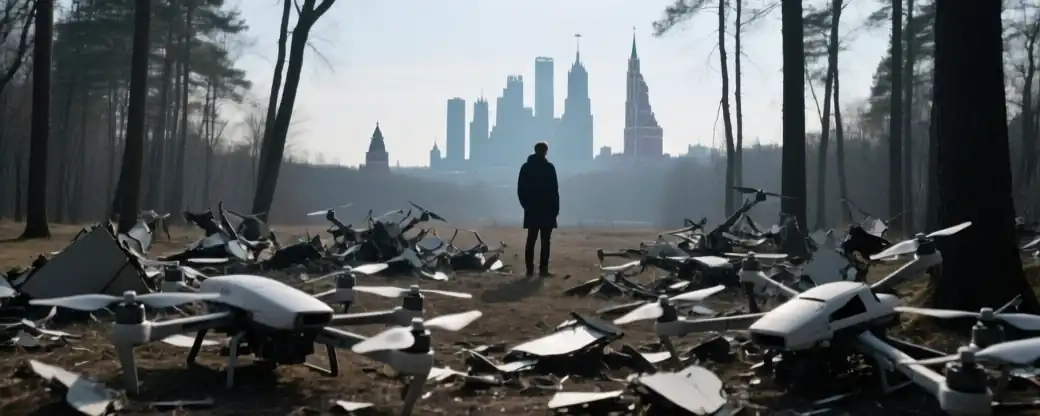 Десять Беспилотников Сбиты При Подлете к Московскому Административному Центру