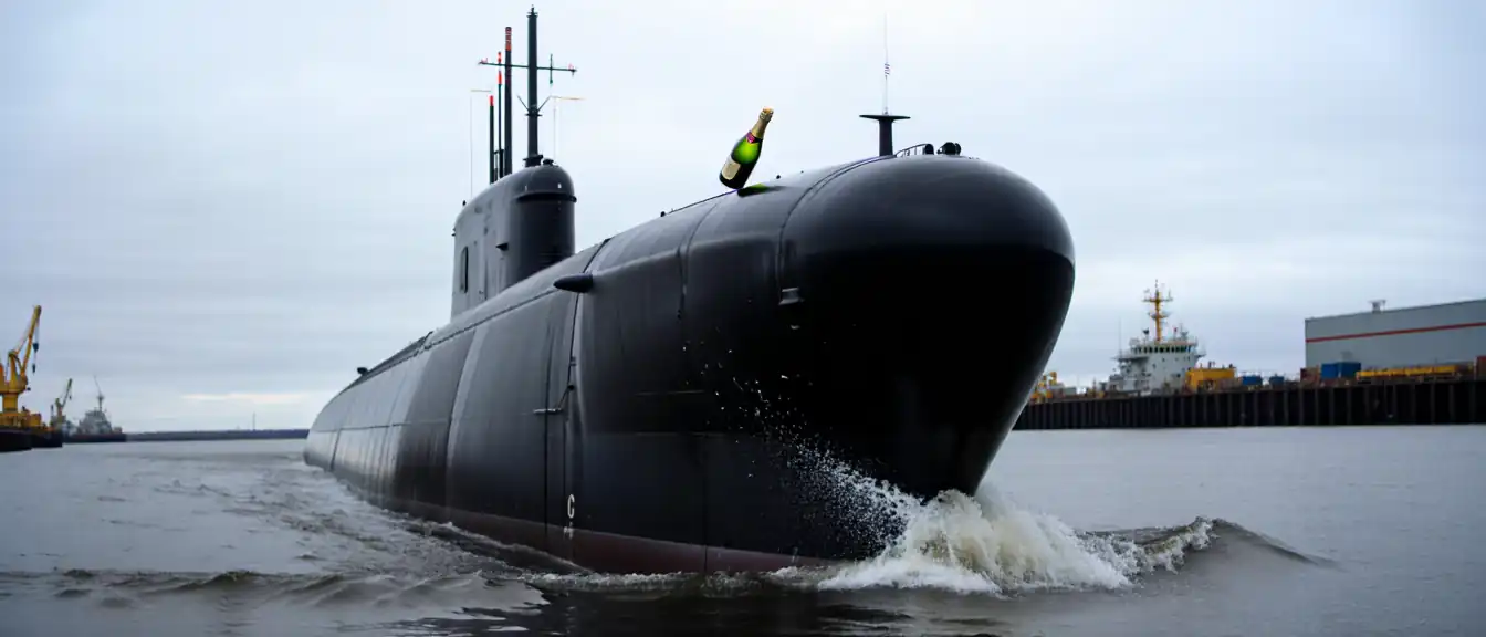 Новый стальной гигант: в Северодвинске спустили на воду атомный ракетоносец «Ульяновск»