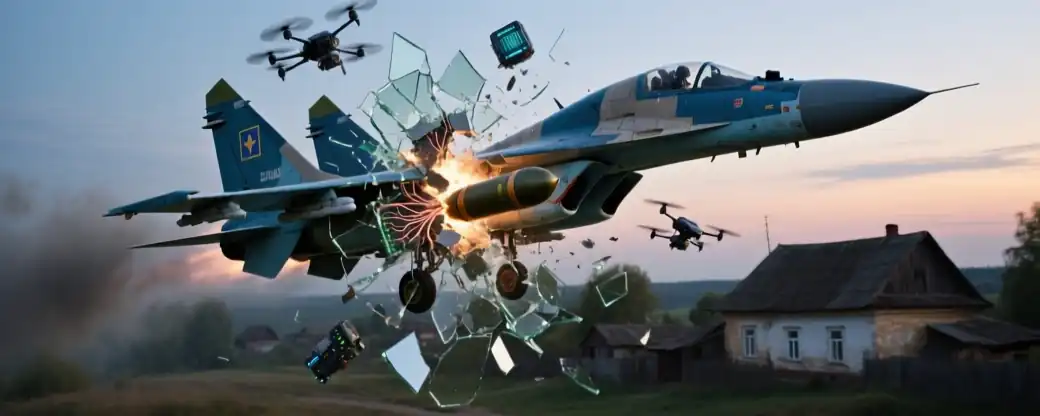 Су-34 Разгромил Центр Управления Украинскими Дронами в Сумской Области