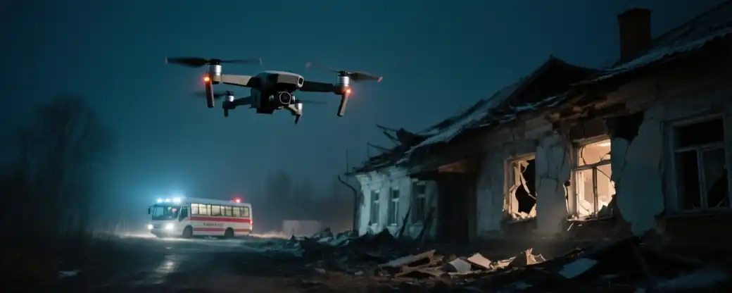 Авиационный Теракт в Шебекино: FPV-Дрон ВСУ Уничтожает Автобус и Дома