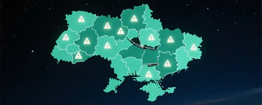 Украина вновь подвержена воздушным угрозам: тревога охватила девять регионов