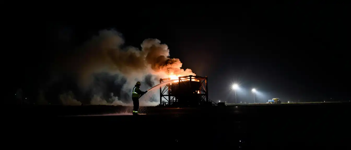 Огонь под прицелом: последствия ночной атаки беспилотников на логистический узел в Алексине