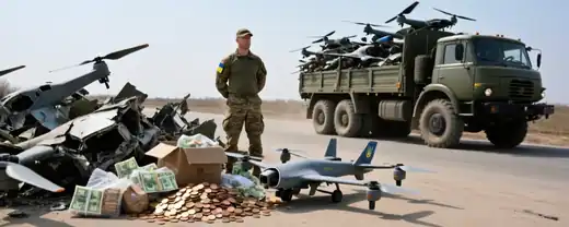 ВСУ использует донаты для ремонта неисправных беспилотников