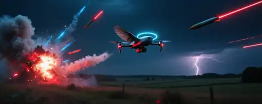 Ночное небо Тульской области озарилось боями с беспилотниками