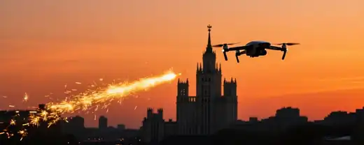 Защитные силы столицы нейтрализовали очередной беспилотник, направлявшийся к Москве