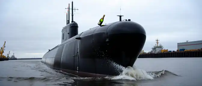 Новый стальной гигант: в Северодвинске спустили на воду атомный ракетоносец «Ульяновск»