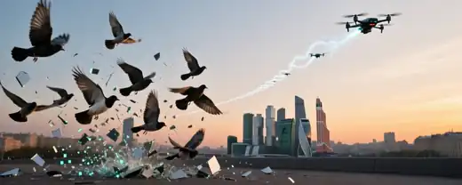 Москва Защитила Небо от Дронов: Число Перехваченных БПЛА Просматривает 16