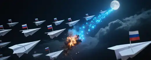 Ночь ПВО: Россия защищает свои небеса от украинских беспилотников