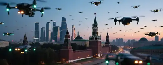 Москва Зарегистрировала 12-ю Сбитую Атакующую БПЛА