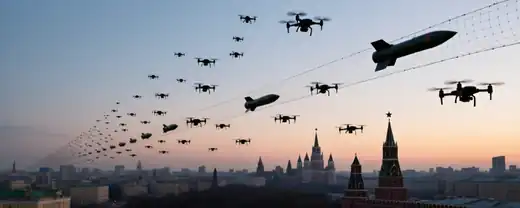 Небо над Москвой: Первый дрон перехвачен силами ПВО