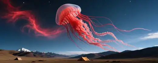 Красочные Спрайты над Тибетом: Наблюдение за Медузами Неба