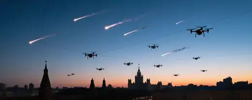 Москва Вновь Демонстрирует Эффективность Систем ПВО, Уничтожив 13-й Беспилотник