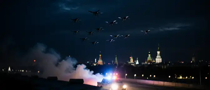 Собянин объявляет о перехвате новых 12 дронов, направлявшихся к столице