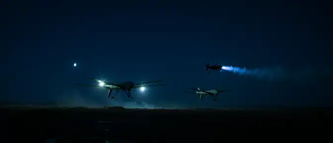 Ночной перехват: российские беспилотники нейтрализовали тяжелые гексакоптеры ВСУ на Сумском направлении