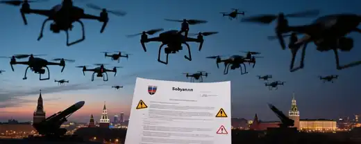 Москва Отразила Двенадцатый Налет Беспилотников за Последние Сутки
