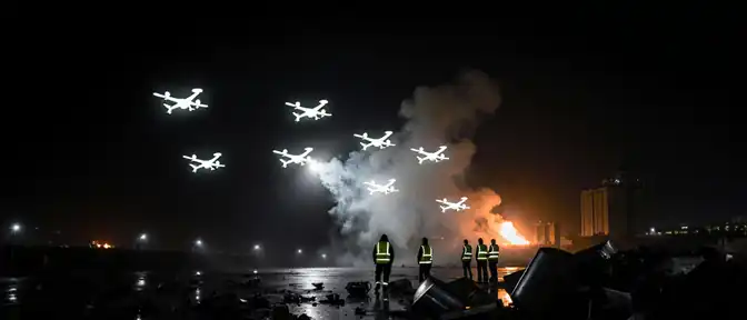 Ночная атака на столицу: под Москвой уничтожено восемь беспилотников